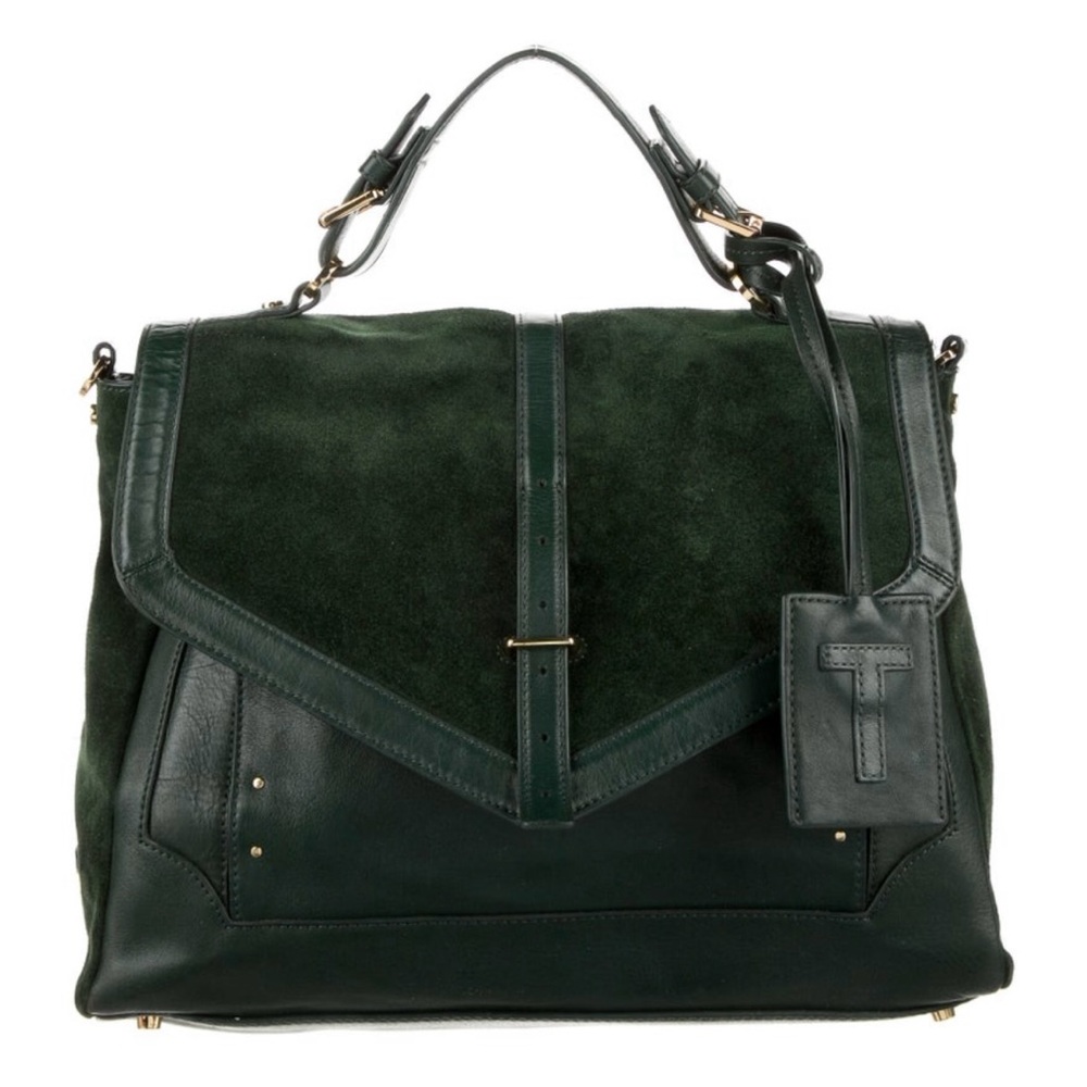 Tory Burch Leather and Suede Bag